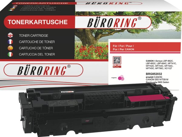 Image Toner Cartridge 055H magenta für Canon LBP-620/640 Serie/MF 640 Serie