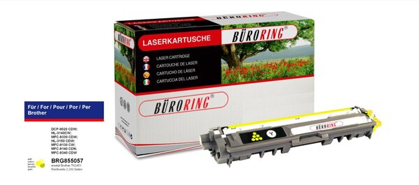 Image Toner TN-245Y yellow für Brother DCP-9020CDW, HL-3140cw, HL-3150CDW,