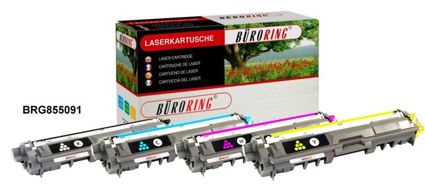 Image Multipack Toner TN-245BK/246CMY für Brother HL 3140CW, HL-3142CW,