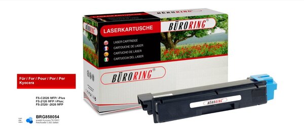 Image Toner-Kit TK-590C cyan für Kyocera FS-C2026MFP, FS-C2026MFP/KL3,