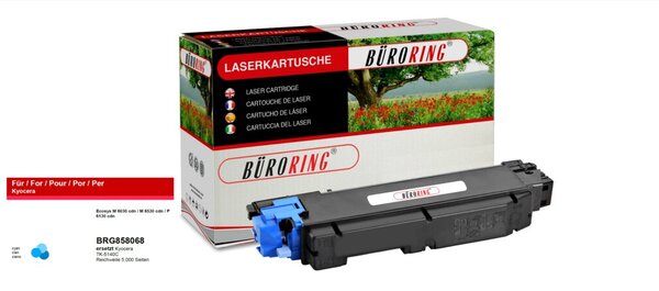 Image Tonerkit cyan, # TK-5140C für Kyocera Ecosys M-6030cdn/M-6530cdn,