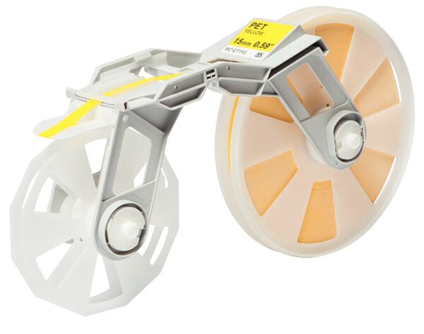 Image Bandkassette gelb MC-ET1YE 15mmx300m, Plastikband,f. Tape Creator TP-M5000N