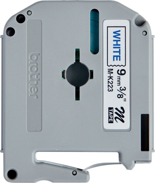 Image Schriftbandkassette 9mmx8m weiß/blau für P-touch