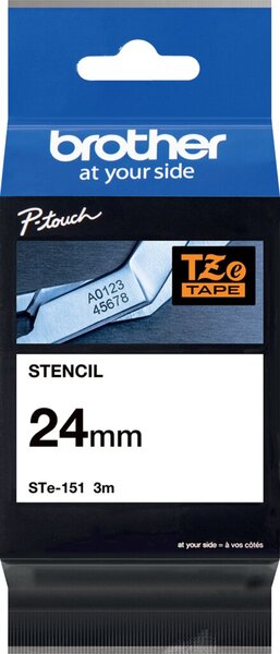 Image Schablonenband, P-Touch, 24 mm, 3m für eletrolyt. Beschriftungen, nicht