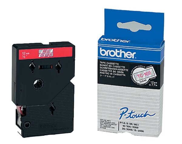 Image Schriftbandkassette TC 12mm rt laminiert