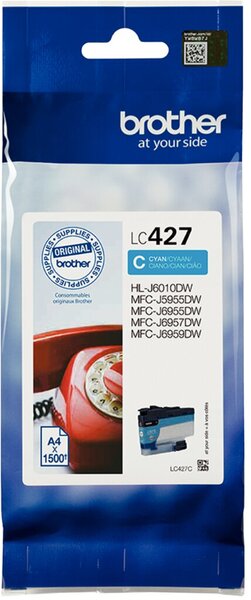 Image BROTHER Cyan Ink Cartridge - 1500 Pages