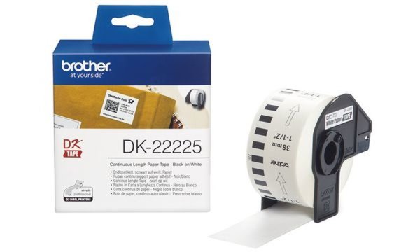 Image BROTHER Endlospapier Rolle DK-N55224 PAPIER, weiss, 54MM, länge 30,48M