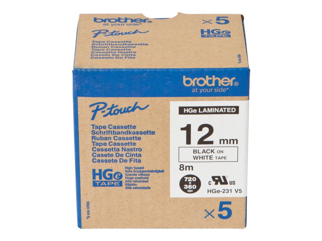 Image BROTHER HG-Multipack HGE231V5 / 5x Packung / wei