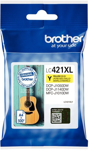 Image BROTHER Ink Brother LC-421XLY yellow