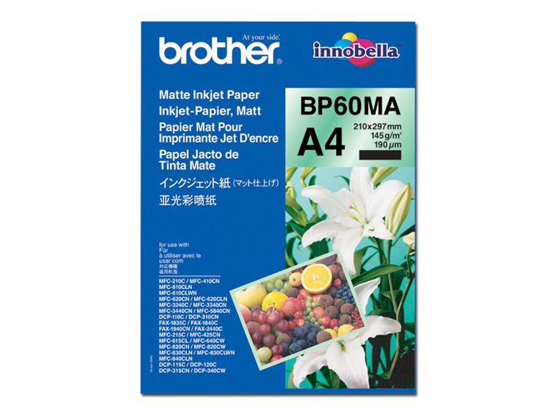 Image BROTHER Inkjetpapier 25 Blatt BP60MA