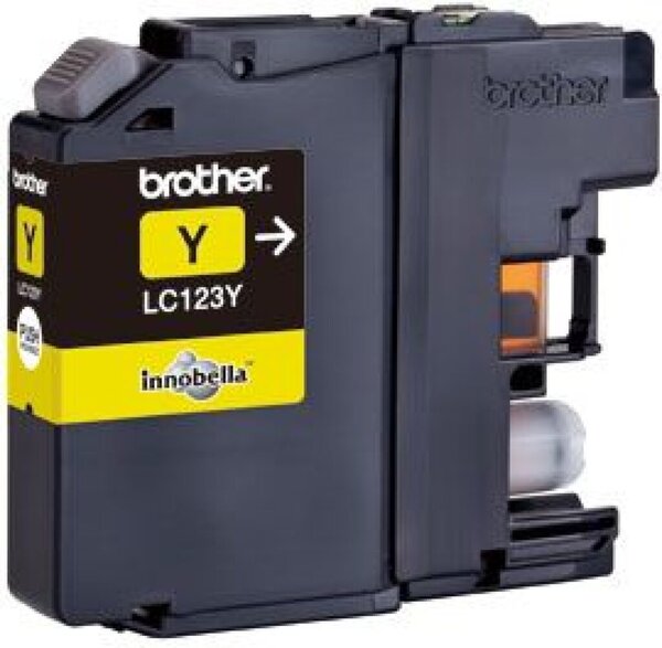Image BROTHER LC123Y Gelb Tintenpatrone