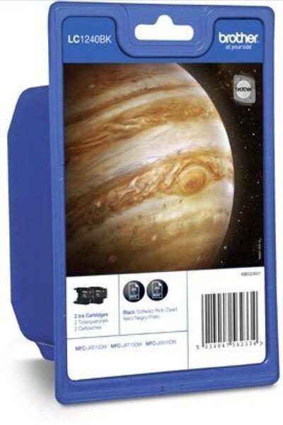 Image BROTHER LC1240 Twin Pack 2er Pack Schwarz Tintenpatrone