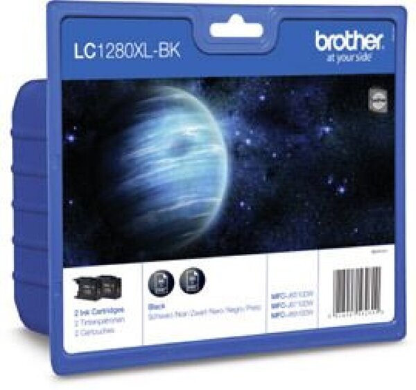 Image BROTHER LC1280XLBK Schwarz Tintenpatrone