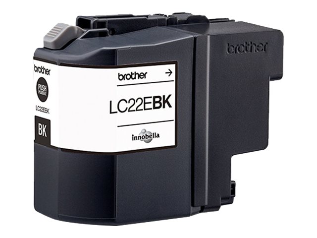 Image BROTHER LC22EBK Sehr hohe Ergiebigkeit Schwarz Tintenpatrone