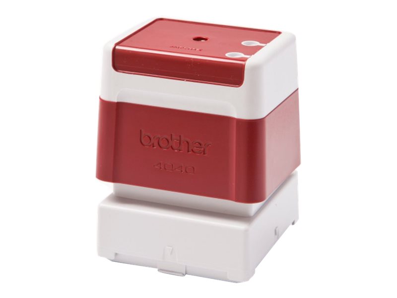 Image BROTHER PR4040R TAMPON 40 X 40 MM ROUGE