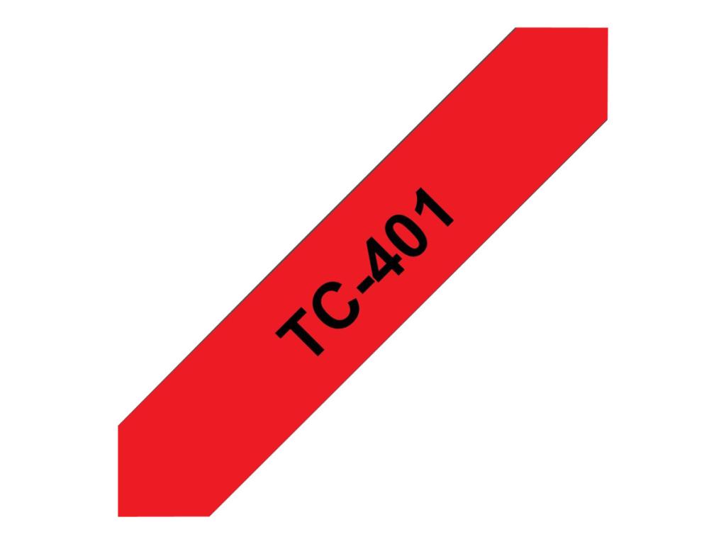 Image BROTHER TC401 P-TOUCH 12mm R-B
