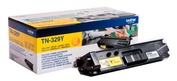 Image BROTHER TN329Y 2er Pack Gelb Tonerpatrone
