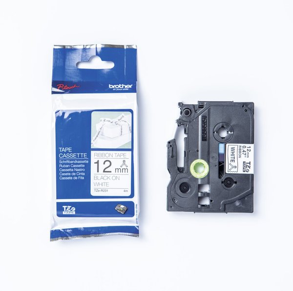 Image BROTHER TZeR231 - Ribbon tape - Schwarz
