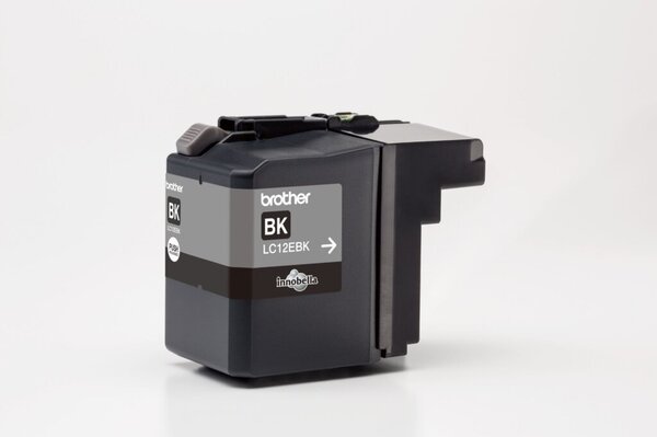 Image BROTHER Tintenpatrone LC12EBK schwarz ca. 2400 S