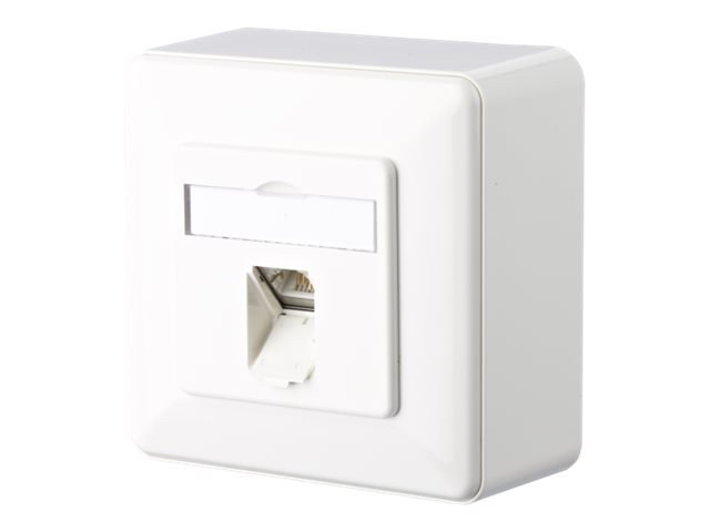 Image BTR Anschlussdose ISO/IEC Cat.6A E-DAT 1 Port AP reinweiss