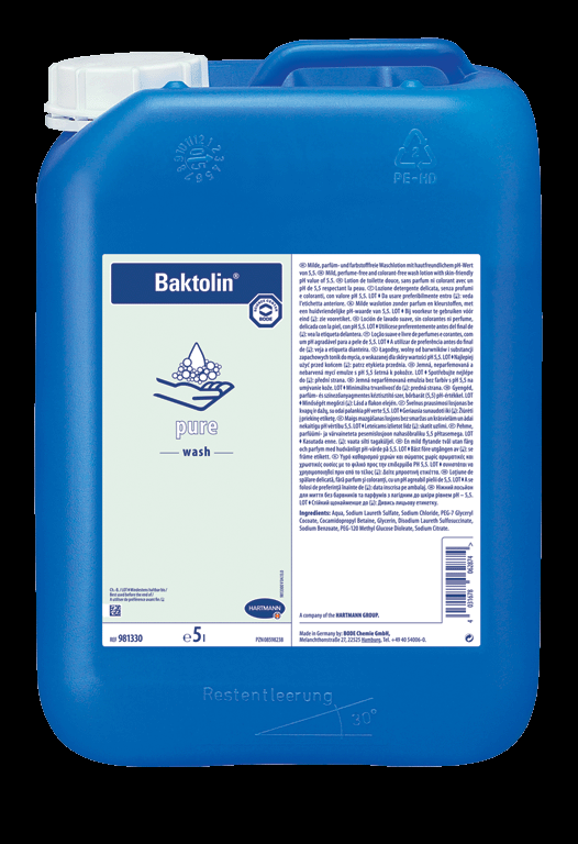 Image Baktolin® pure | 5 Liter<br>milde Waschlotion, parfümfrei und farbstofffrei