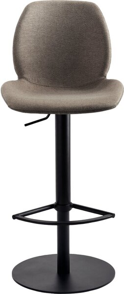 Image Bar-/Tresenhocker 1276 Gestell schwarz gepolsterte Sitzschale, Stoff innen