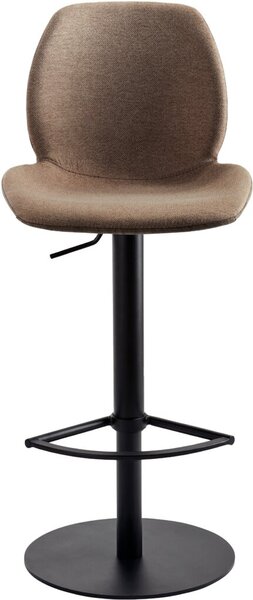 Image Bar-/Tresenhocker 1276 Gestell schwarz gepolsterte Sitzschale, Stoff innen