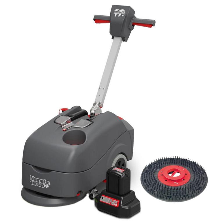 Image Batterie-Scheuersaugmaschine Numatic TTB1840NX-R Lithium-Ionen-Akku 36 V 300 Wh mit PadLoc-Treibteller 356 mm Seriennummer Gerät: _________________________________ + Seriennummer des Akkus: _________________________________