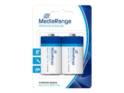 Image Batterie Mediarange Prem. Blister Mono D (1,5V/LR20) 2Stk