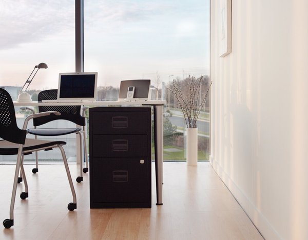 Image Beistellschrank PFA Einstiegsmodell, schwarz