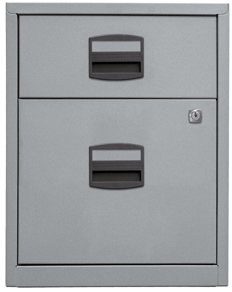 Image Beistellschrank PFA auf Rollen Einstiegsmodell, silber