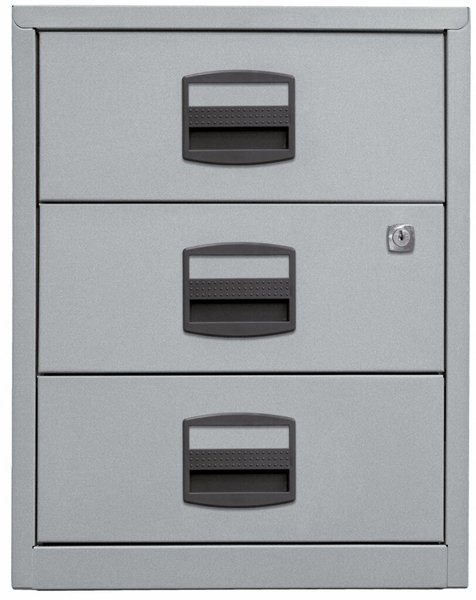 Image Beistellschrank PFA auf Rollen Einstiegsmodell, silber