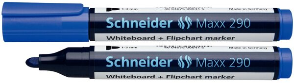 Image Board Marker 290 mit Rundspitze, blau, geeignet für Whiteboard