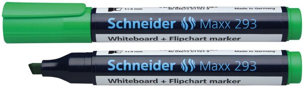 Image Boardmarker 293 mit Keilspitze, grün, geeignet für Whiteboard