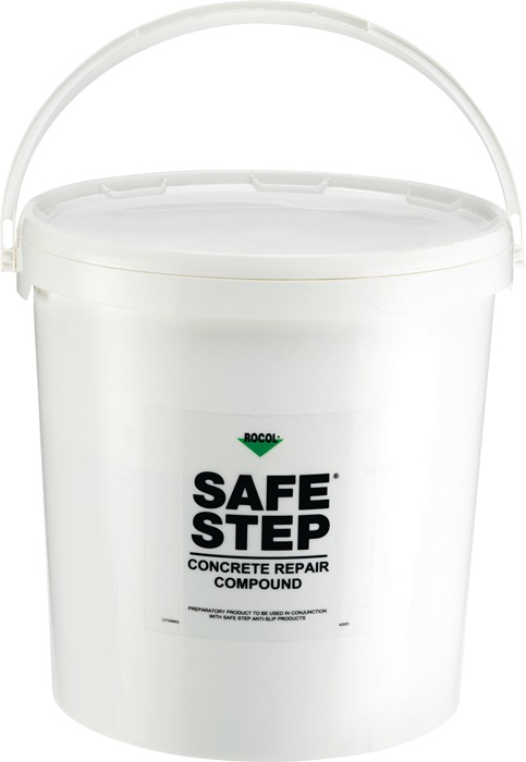 Image Bodenreparaturmasse SAFE STEP® Beton RS 42025 grau 25kg Eimer ROCOL