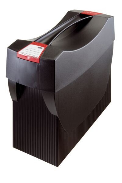 Image Box Swing f. 20 Hängemappen A4 aus PS schwarz mit Deckel