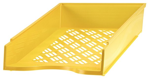 Image Briefkorb A4-C4, gelb, Außenmaß: B255 x T65 x H370,