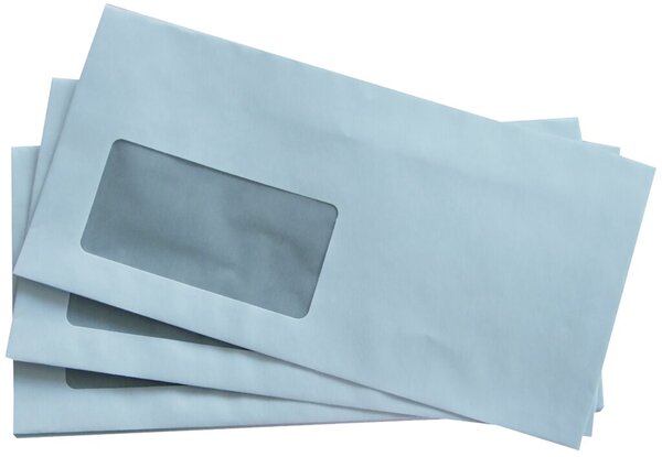 Image Briefumschlag, DIN Lang, mit Fenster selbstklebend, weiß, 75g