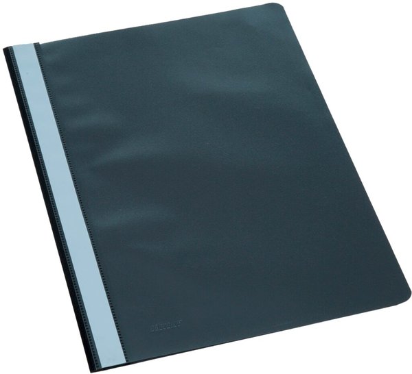 Image Büroring Schnellhefter, A4, schwarz PP-Folie, genarbter Deckel