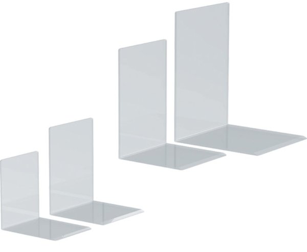 Image Buchstütze 16x15x21cm 2 Stück Acryl