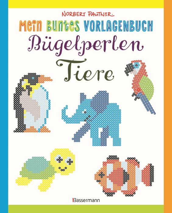 Image Buntes Vorlagenbuch: Bügelperlen-Tiere, Nr: 674/14291