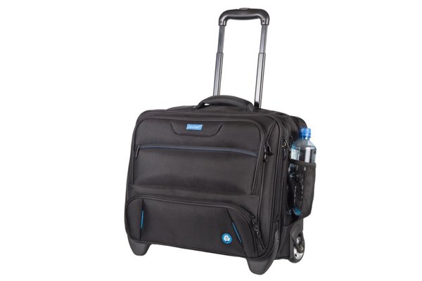 Image Business Laptop Trolley RPET, schwarz Präzisionslaufrollen, Tragegriff,