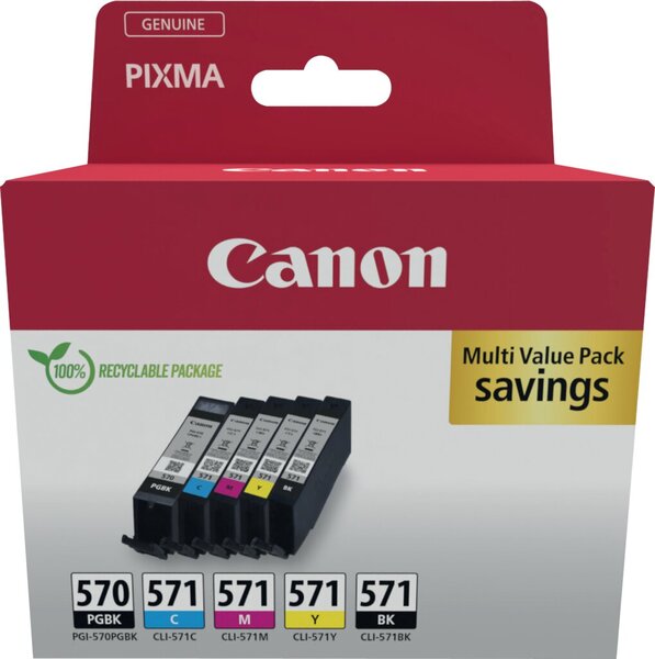 Image Multipack PGI-570/CLI571 PGBK/CMYK für PIXMA MG5750, MG6850, MG7750