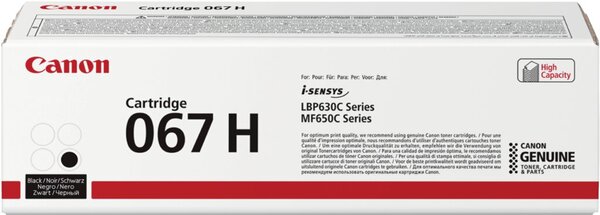 Image Toner Cartridge 067H schwarz für LBP631Cw, LBP633CdW, MF651Cw,