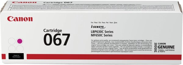 Image Toner Cartridge 067 magenta für LBP631Cw, LBP633CdW, MF651Cw,