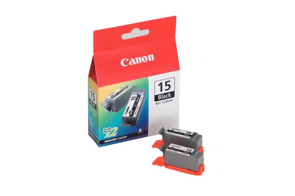 Image CANON BCI 15 2er Pack Schwarz Tintenbehälter