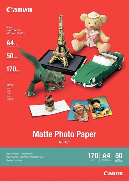 Image CANON Matte Photo Paper MP-101 A4   50Bl. 170g/m² matt