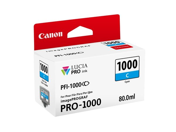Image CANON PFI 1000 C Cyan Tintenbehälter