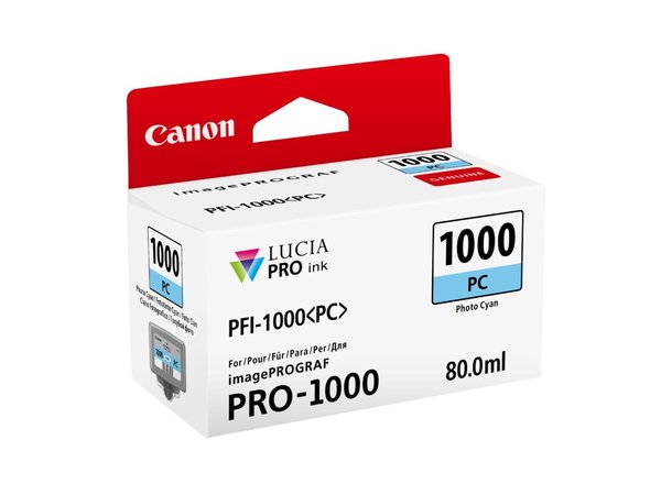 Image CANON PFI 1000 PC Photo Cyan Tintenbehälter