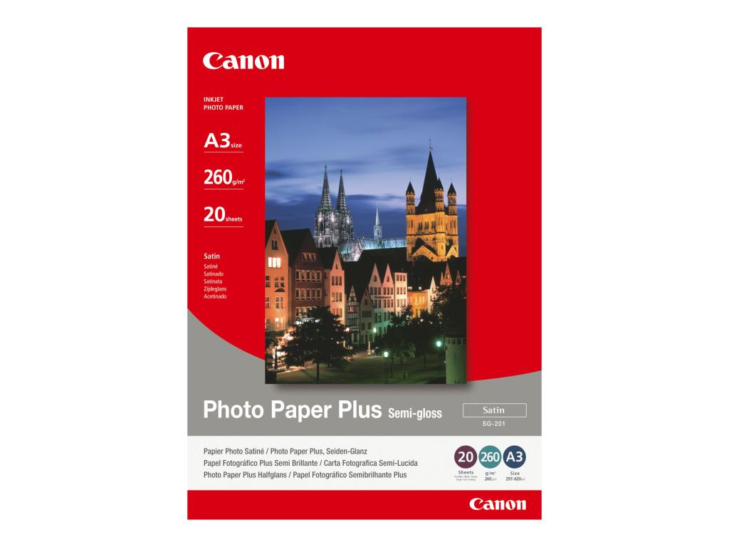 Image CANON Plus Semi-gloss SG-201 Fotopapier A3 20Blatt